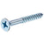 HILLMAN 42251 Screw, #14 Thread, 3 in L, Flat Head, Phillips Drive, Standard Point, Zinc-Plated