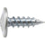 HILLMAN 48021 Lath Screw, #8 Thread, 9/16 in L, Truss Washer Head, Phillips Drive, Needle, Self-Piercing Point, 75 PK