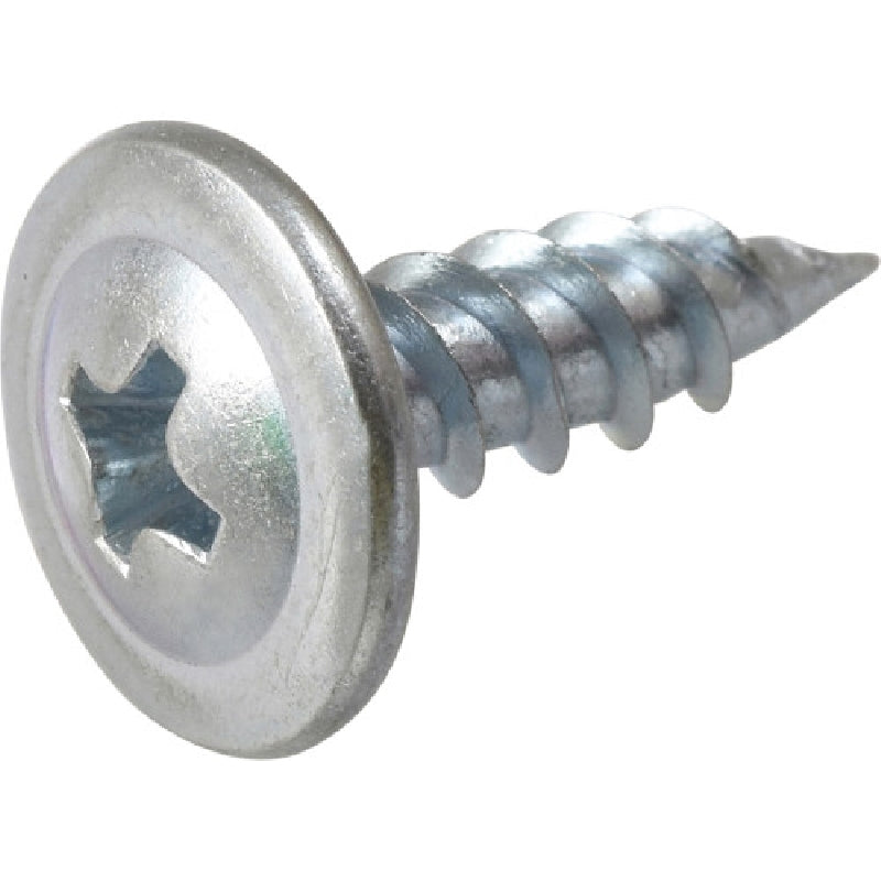 HILLMAN 48021 Lath Screw, #8 Thread, 9/16 in L, Truss Washer Head, Phillips Drive, Needle, Self-Piercing Point, 75 PK