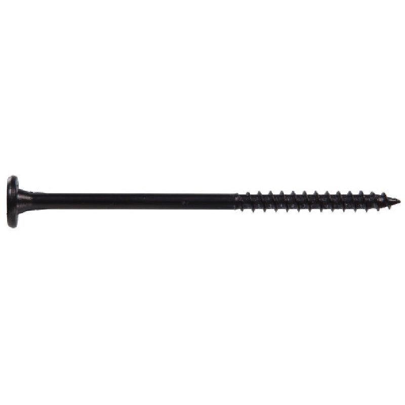 HILLMAN LumberTite Series 48116 Screw, 1/4 in Thread, 2-7/8 in L, Low-Profile Wafer Head, Star Drive, Type 17 Point