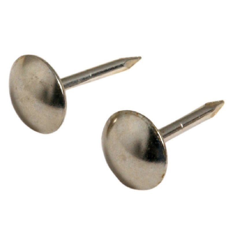 HILLMAN 532632 Furniture Nail, Nickel-Plated, Round Head, Sharp Point