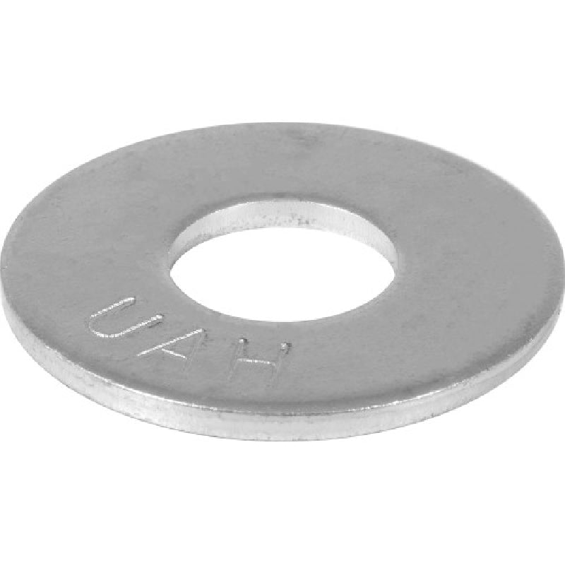 HILLMAN 270067 Washer, 9/16 in ID, 1/2 in OD, 0.086 to 0.132 in Thick, Steel, Zinc-Plated