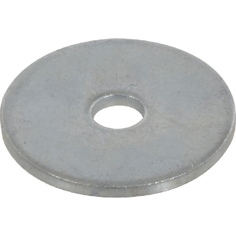 HILLMAN 290015 Fender Washer, 1/4 in ID, 1-1/4 in OD, 0.08 to 0.51 in Thick, Steel, Zinc-Plated