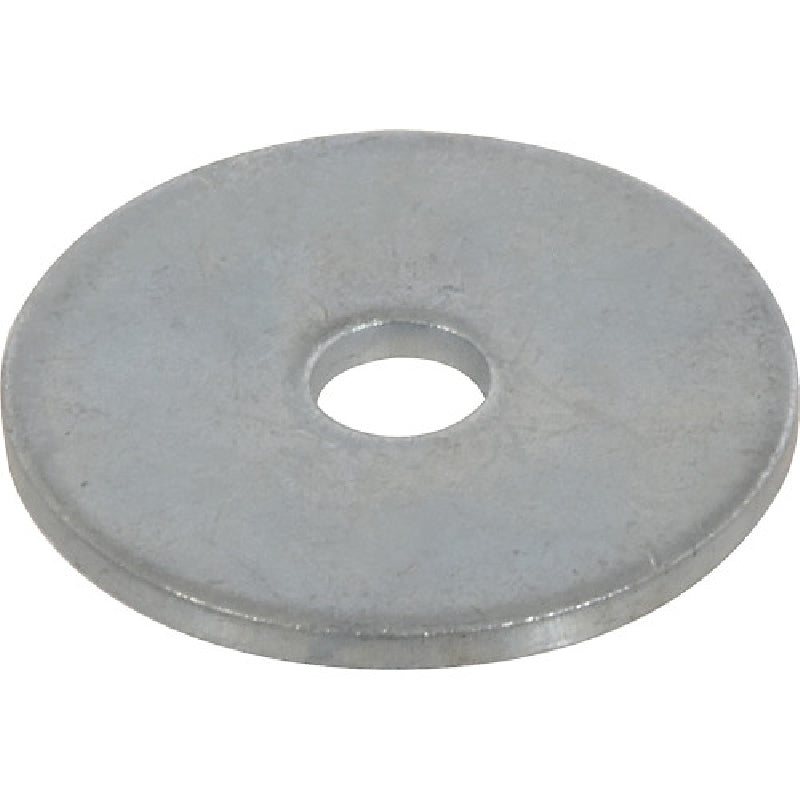HILLMAN 290012 Fender Washer, 1/4 in ID, 1 in OD, 0.08 to 0.51 in Thick, Steel, Zinc-Plated