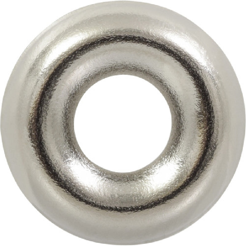 HILLMAN 310170 Finishing Washer, #8 ID, Steel, Nickel-Plated