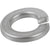 HILLMAN 42342 Split Lock Washer, 5/16 in ID, Stainless Steel