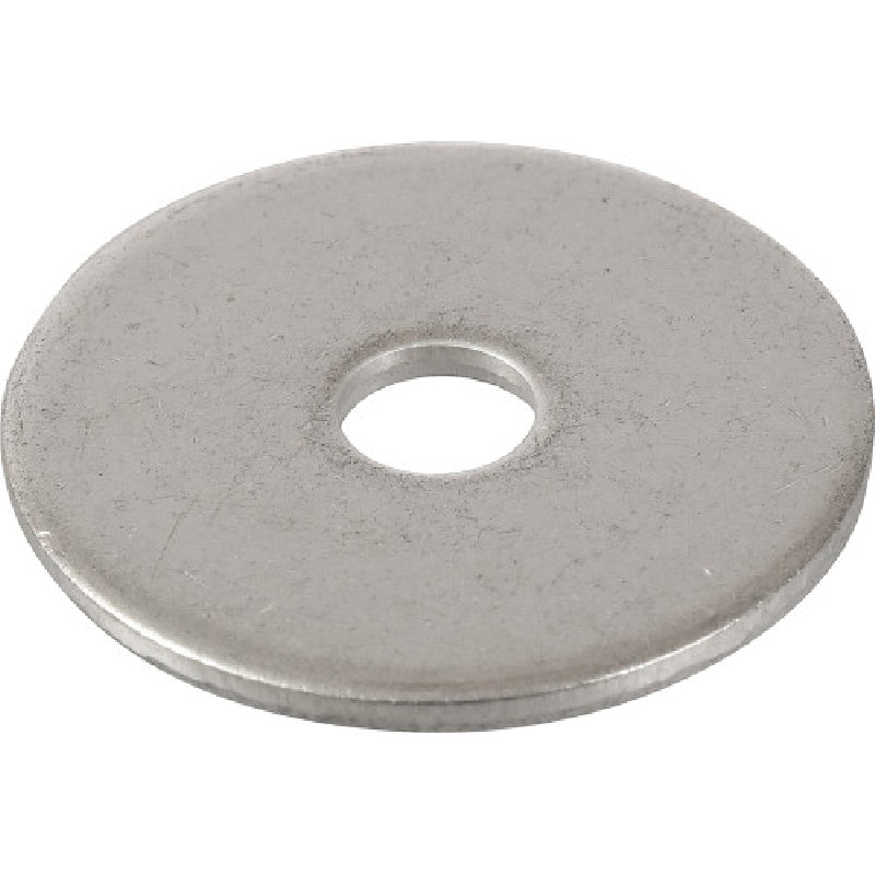 HILLMAN 42349 Fender Washer, 1/4 in ID, 1-1/4 in OD, Stainless Steel