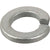 HILLMAN 811050 Split Lock Washer, 1/4 in ID, Steel, Hot-Dipped Galvanized