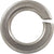 HILLMAN 830674 Split Lock Washer, 1/2 in ID, Stainless Steel