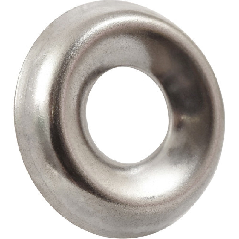 HILLMAN 830754 Finishing Washer, #8 ID, Stainless Steel