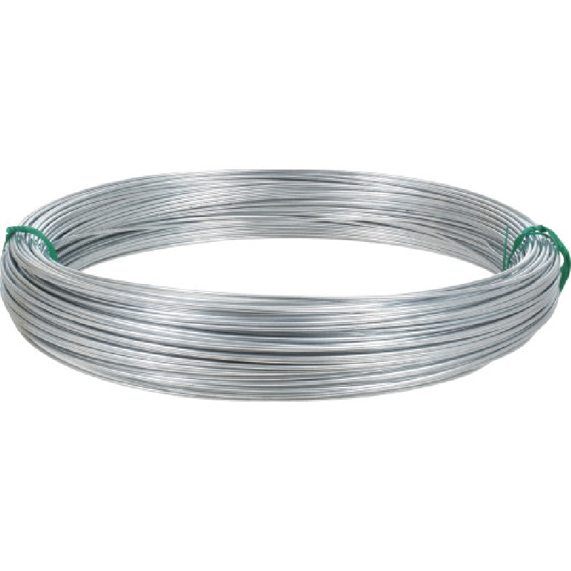 HILLMAN 122060 Stove Pipe Wire, 200 ft L, Galvanized, 55 lb, #16 Gauge