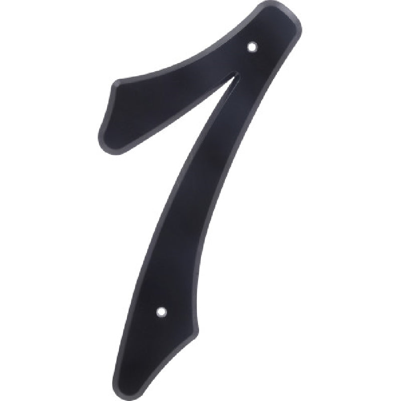 HILLMAN 839764 House Number, Character: 7, 4 in H Character, Black Character, Plastic