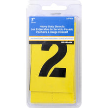 Load image into Gallery viewer, HILLMAN 847026 Letters and Numbers Stencil Set, Oil Board, Yellow
