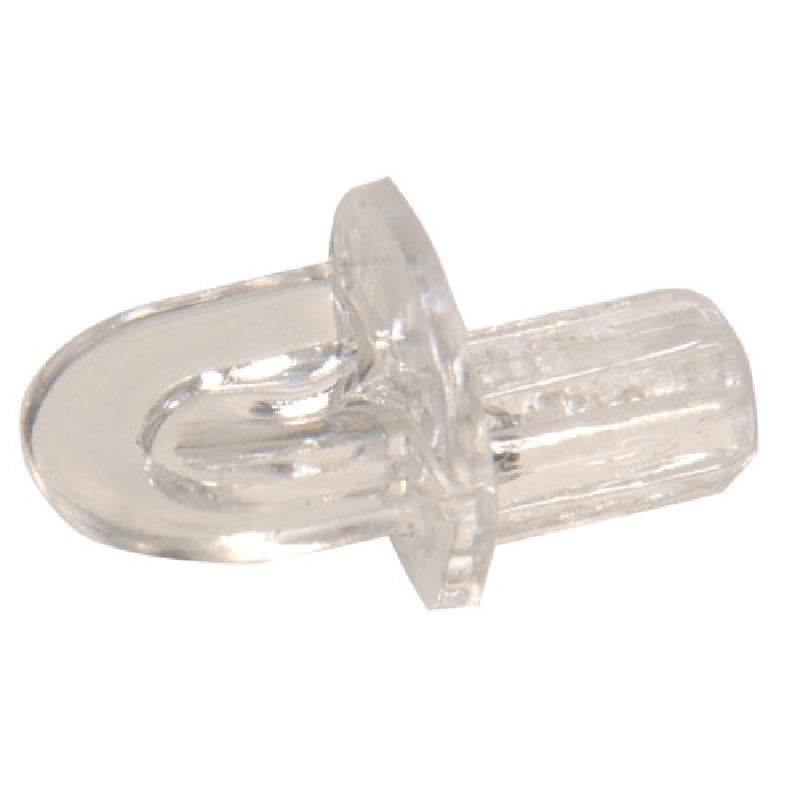 HILLMAN 52049 Square Shelf Pin, Plastic, Clear