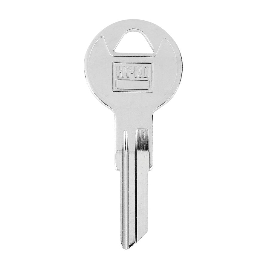 HY-KO 11010IN4 Key Blank, Brass, Nickel-Plated, For: Independent/Ilco IN4 Door Locks