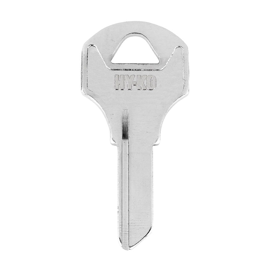 HY-KO 11010CO63 Key Blank, Brass, Nickel-Plated, For: Corbin/Russwin CO63 Locks