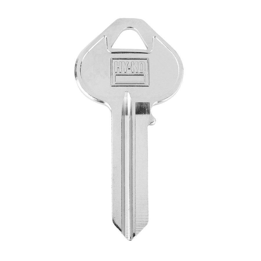 HY-KO 11010RU52 Key Blank, Brass, Nickel-Plated, For: Corbin/Russwin RU52 Locks