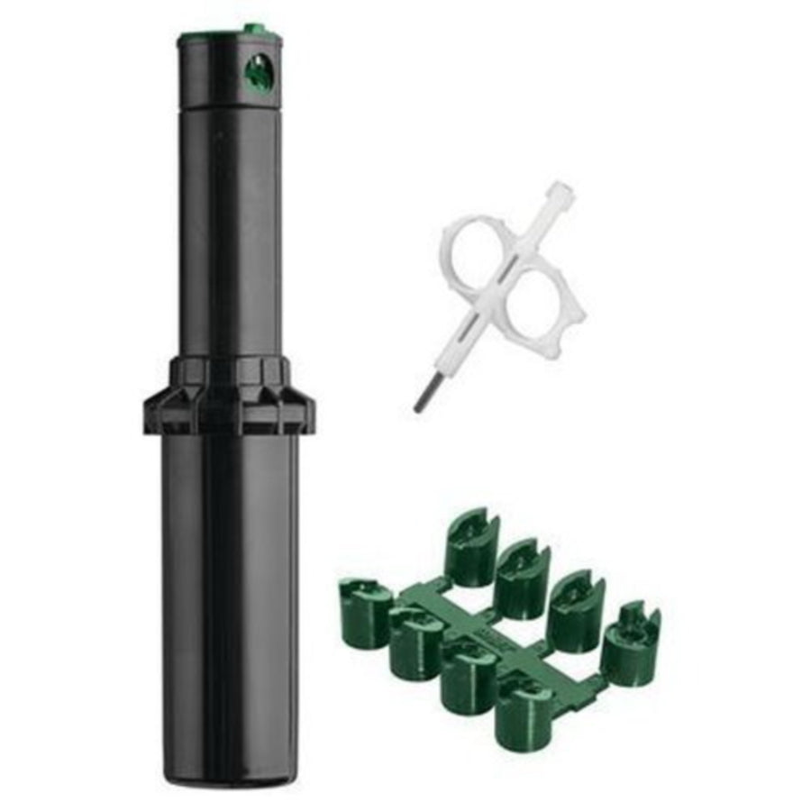 Orbit 55661 Sprinkler Head, 3/4 in Connection, Female, 4 in H Pop-Up, 25 to 52 ft, 360 deg Nozzle Trajectory