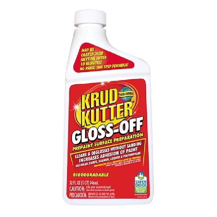 KRUD KUTTER GO326 Deglosser, Liquid, 32 oz, Bottle