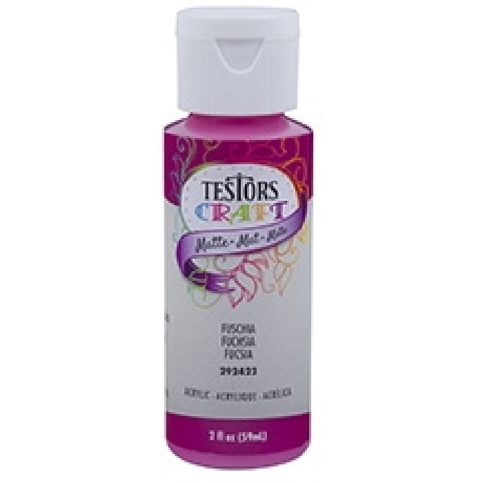 TESTORS 292428A Craft Paint, Matte, Island Breeze, 2 oz, Bottle