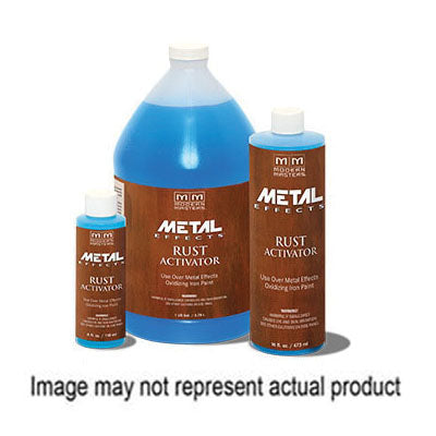 MODERN MASTERS Metal Effects PA904-16 Rust Activator, Metallic, Translucent Blue, 16 oz