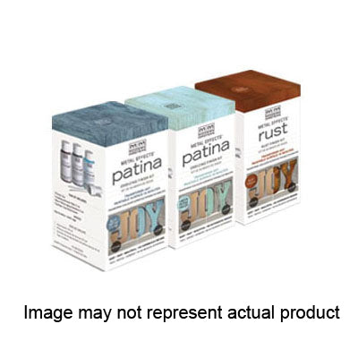 MODERN MASTERS Metal Effects 306270 Oxidizing Finish Kit, Green Patina, 2 oz