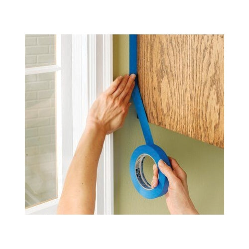 ScotchBlue 2090-24E Painter's Tape, 60 yd L, 0.94 in W, Crepe Paper Backing, Blue