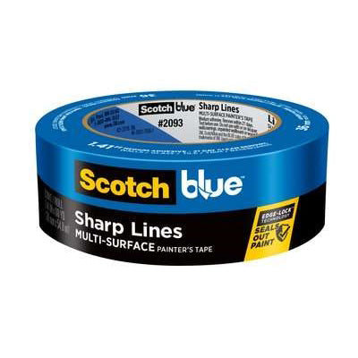 ScotchBlue 2093EL-36EC-G Painter's Tape, 60 yd L, 1.41 in W, Blue