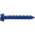 HILLMAN 8961 Screw Anchor, 3/16 in Thread, 1-1/4 in L, Washer Head, Hex, Slotted Drive, 5 PK