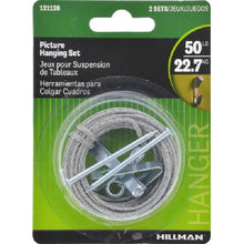 Load image into Gallery viewer, HILLMAN 121127 Picture and Wall Hanging Kit, Steel, Zinc, 17-Piece
