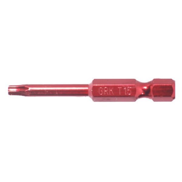 GRK Fasteners 87425 Drive Bit, T15 Drive, Star Drive, 1 in L