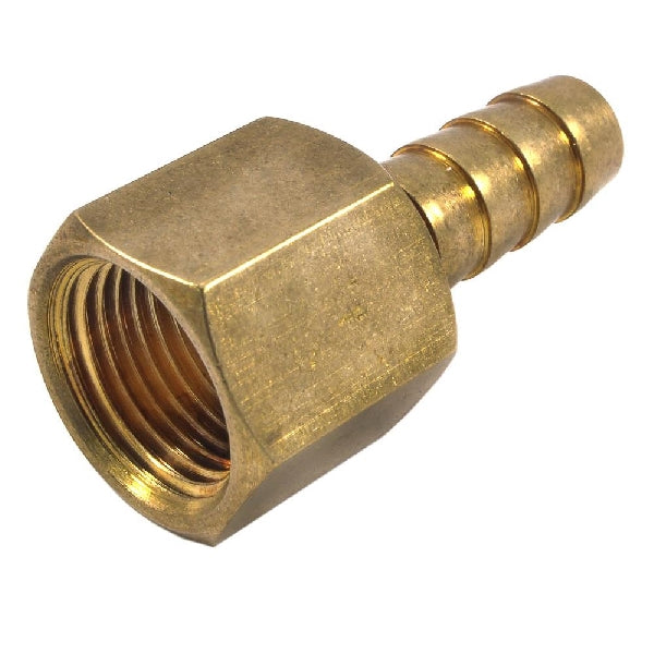 Forney 75530 Hose End, 3/8 in, Barbed Hose x FNPT, Brass