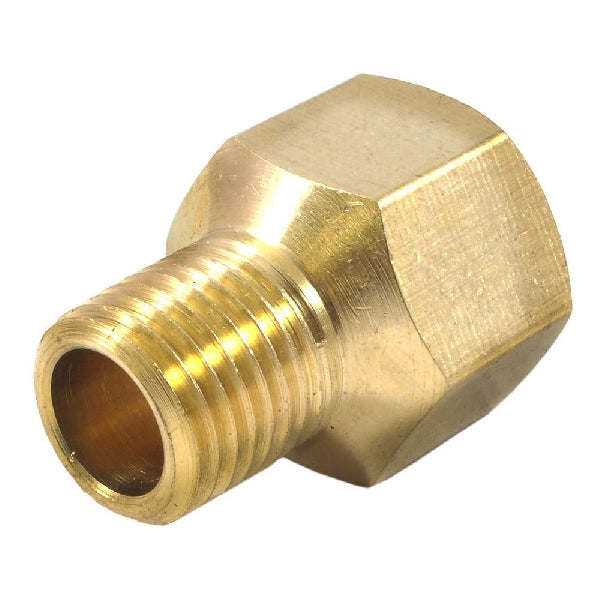 Forney 75447 Reducer Adapter, 3/8 x 1/4 in, FNPT x MNPT, Brass