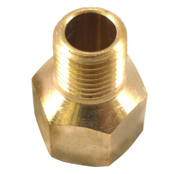 Forney 75447 Reducer Adapter, 3/8 x 1/4 in, FNPT x MNPT, Brass