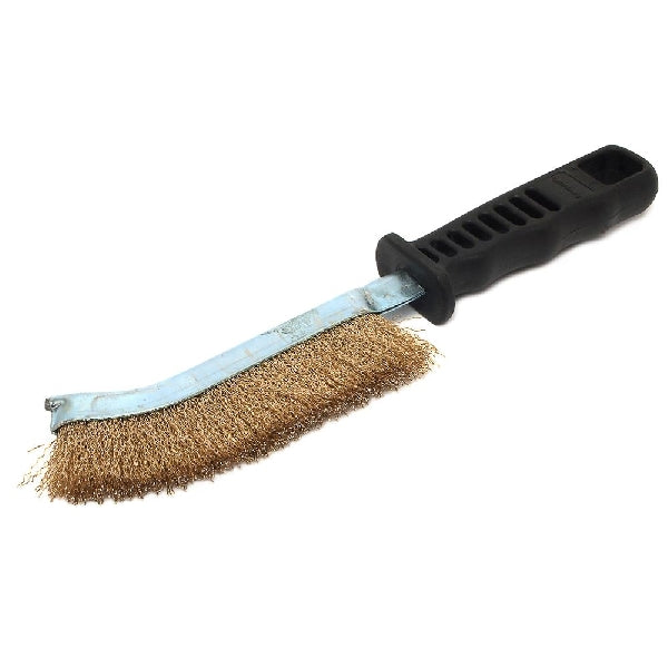 Forney 70516 Handle Scratch Brush, Steel Bristle, 13-3/4 in OAL