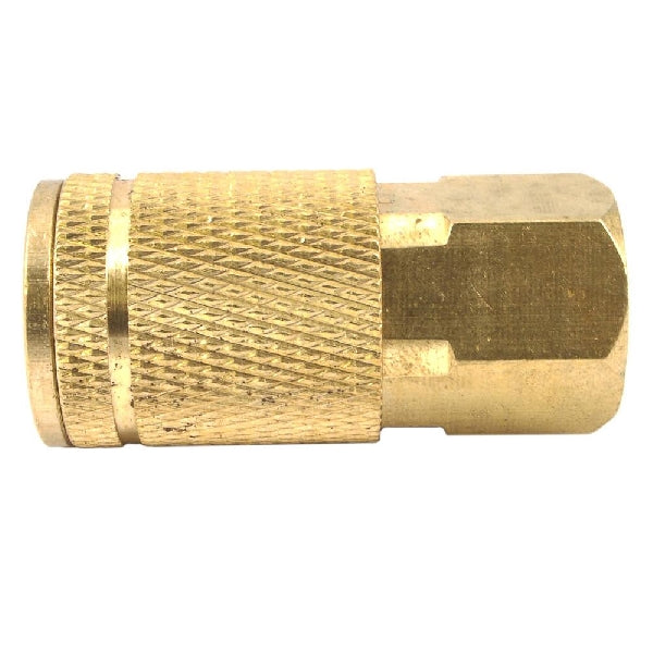 Forney 75401 Coupler, 1/4 x 3/8 in, FNPT, Brass