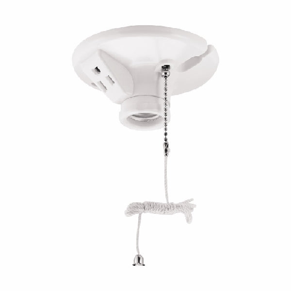 EATON S865W-SP Lamp Holder, 250 V, 660 W, Thermoset Housing Material, White