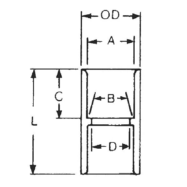 Carlon E940L Conduit Coupling, 3 in, 2.688 in ID x 3.406 in OD Dia, 3-19/32 in L, PVC, Gray