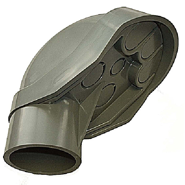 Carlon E998HCTN Service Entrance Cap, 1-1/2 in Hub, PVC, Gray