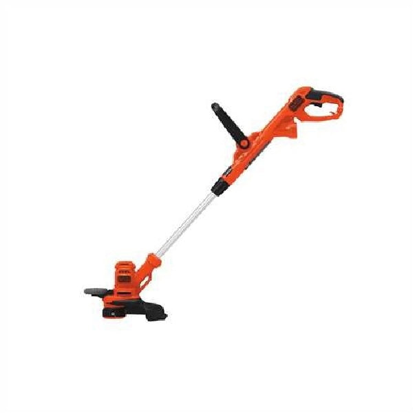 Black+Decker BESTA510 Electric String Trimmer/Edger, 6.5 A, 0.065 in Dia Line, 18 in L Shaft