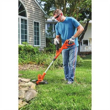 Load image into Gallery viewer, Black+Decker BESTA510 Electric String Trimmer/Edger, 6.5 A, 0.065 in Dia Line, 18 in L Shaft
