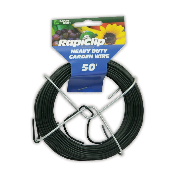 luster leaf Rapiclip 834 Garden Wire, 50 ft L, Vinyl, Green