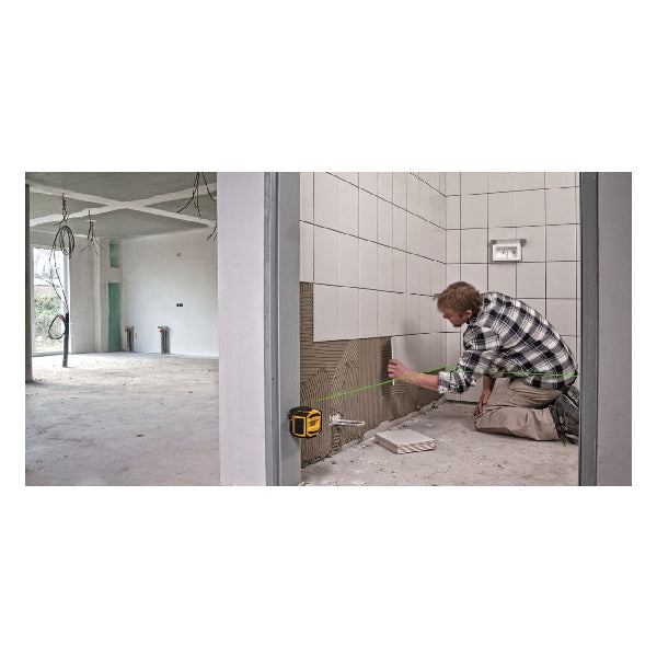 Stabila 03185 Laser Level Set, 90 ft, +/- 3/16 in at 50 ft Accuracy, 2-Beam, 2-Dot, Green Laser