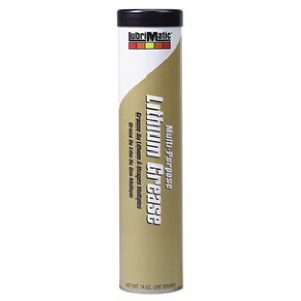 Lubrimatic 11315 Lithium Grease, 14 oz Cartridge, Black