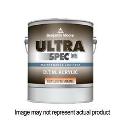 Benjamin Moore Ultra Spec HP25-3X-001 Paint, Low Luster Sheen, 1 gal, 320 sq-ft/gal Coverage Area