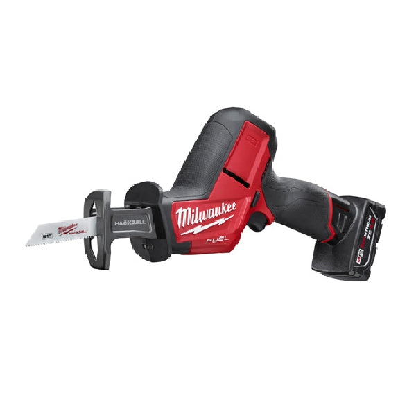 Milwaukee HACKZALL 2520-21XC Reciprocating Saw Kit, Battery Included, 12 V, 4 Ah, 5/8 in L Stroke, 3000 spm