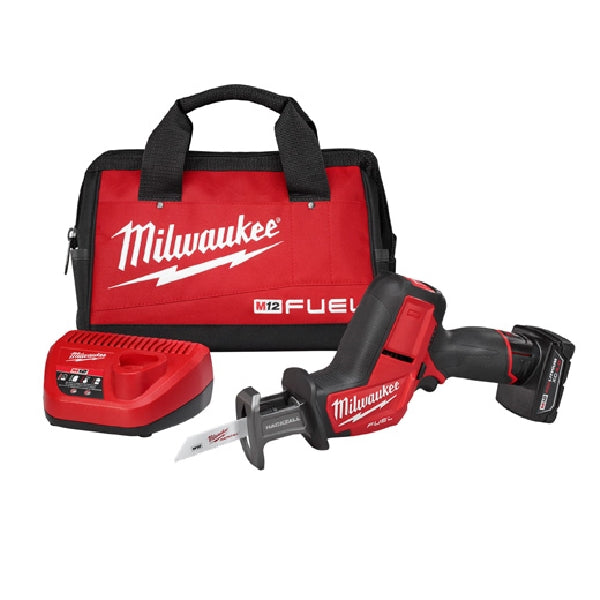 Milwaukee HACKZALL 2520-21XC Reciprocating Saw Kit, Battery Included, 12 V, 4 Ah, 5/8 in L Stroke, 3000 spm