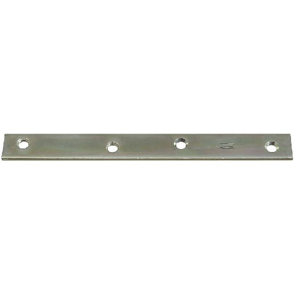National Hardware N220-293 Mending Brace, 8 in L, 7/8 in W, Steel, Zinc-Plated, Screw Mounting