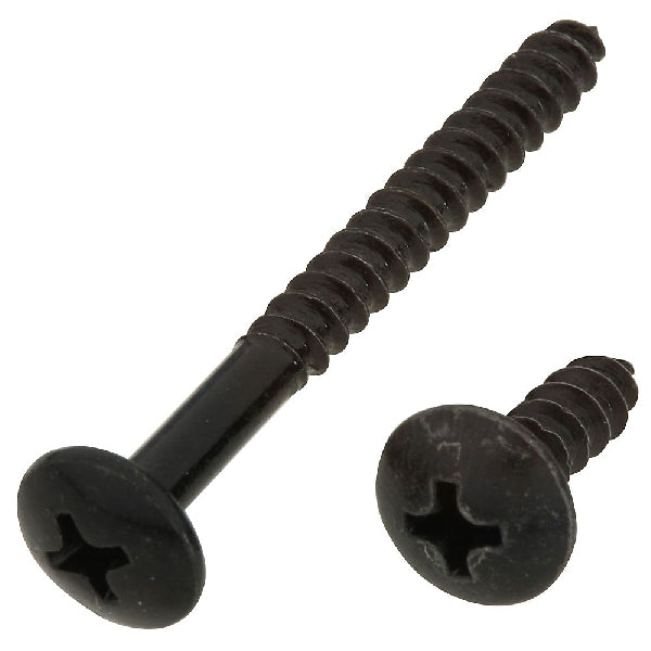 National Hardware N206-136 Bracket Screw, Truss Head, Phillips Drive, Steel, Antique