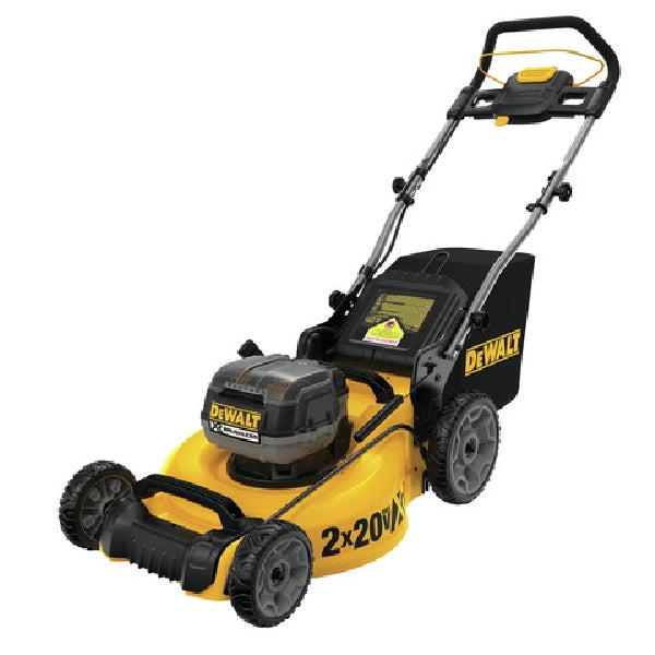 DeWALT DCMW220P2 20V Max 3 in 1 Cordless Lawn Mower Kit (Includes (2) 20V Max 5.0ah Batteries, Charger, Mulching Plug, and Collection Bag)